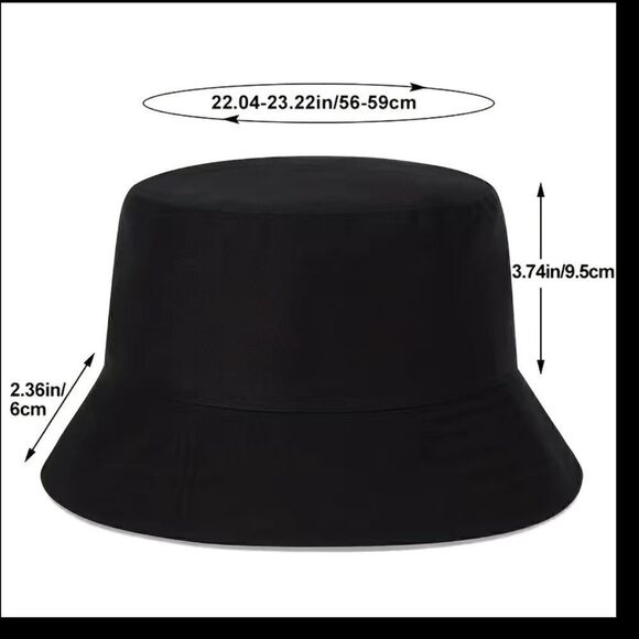 ADORABLE frog bucket hat I have pink and black one. Fits most all sizes. - Picture 3 of 9